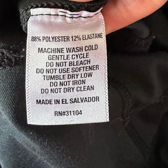 Womens Pants Size Medium Black Workout Athletic Yoga Casual Weekend Outings - Picture 5 of 6